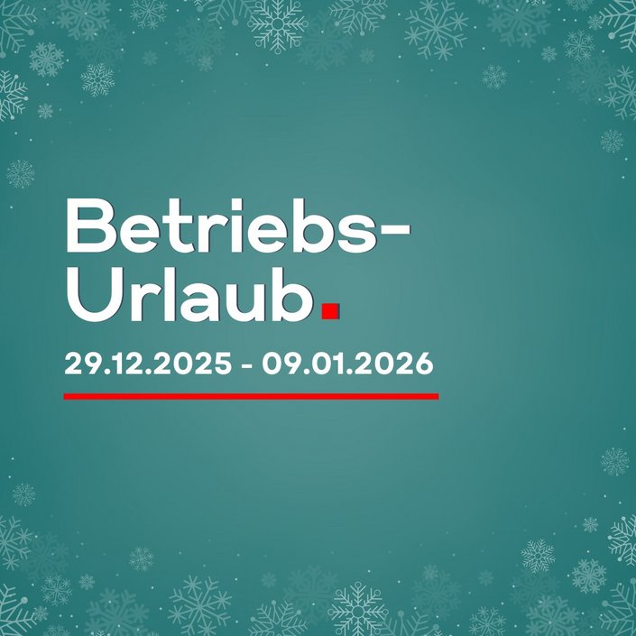 Ein wichtiger Hinweis vorab:
📍Betriebsurlaub
Wir machen eine kurze Pause:
🗓29.12. - 09.01.
Ab 12.01. sind wir wieder wie... Ein wichtiger Hinweis vorab:
📍Betriebsurlaub
Wir machen eine kurze Pause:
🗓29.12. - 09.01.
Ab 12.01. sind wir wieder wie...